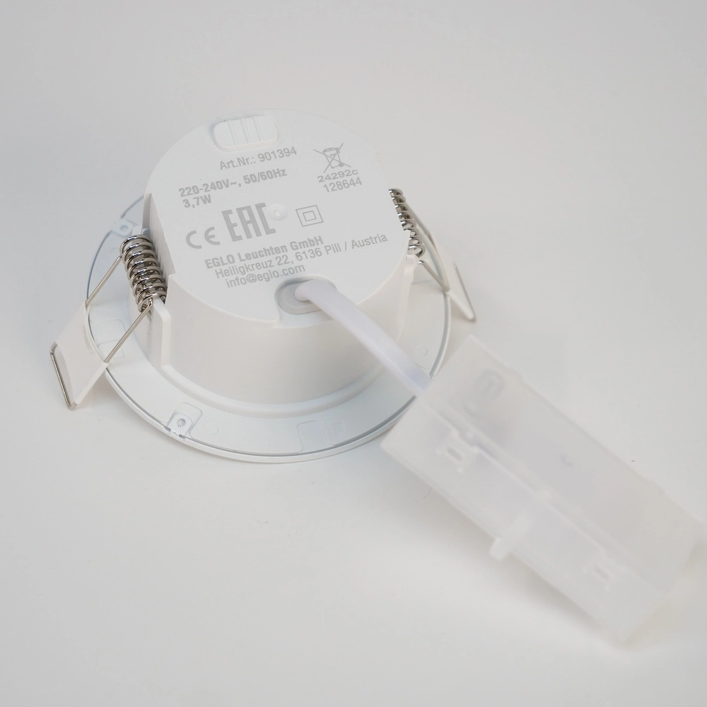 3x Inbouwspot Fueva 6 rond - wit - Ø 8,8cm Eglo 9008606330744