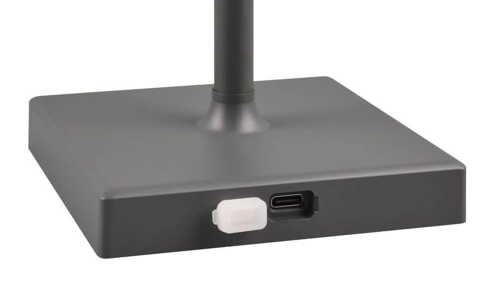 Oplaadbare tafellamp Sanchez antraciet Trio 4017807570595