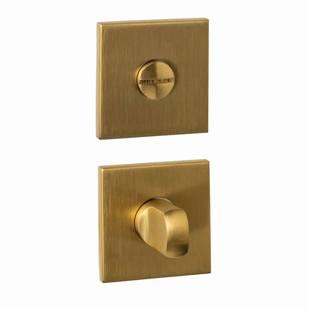 WC-sluiting Tira vierkant messing mat 53x53mm