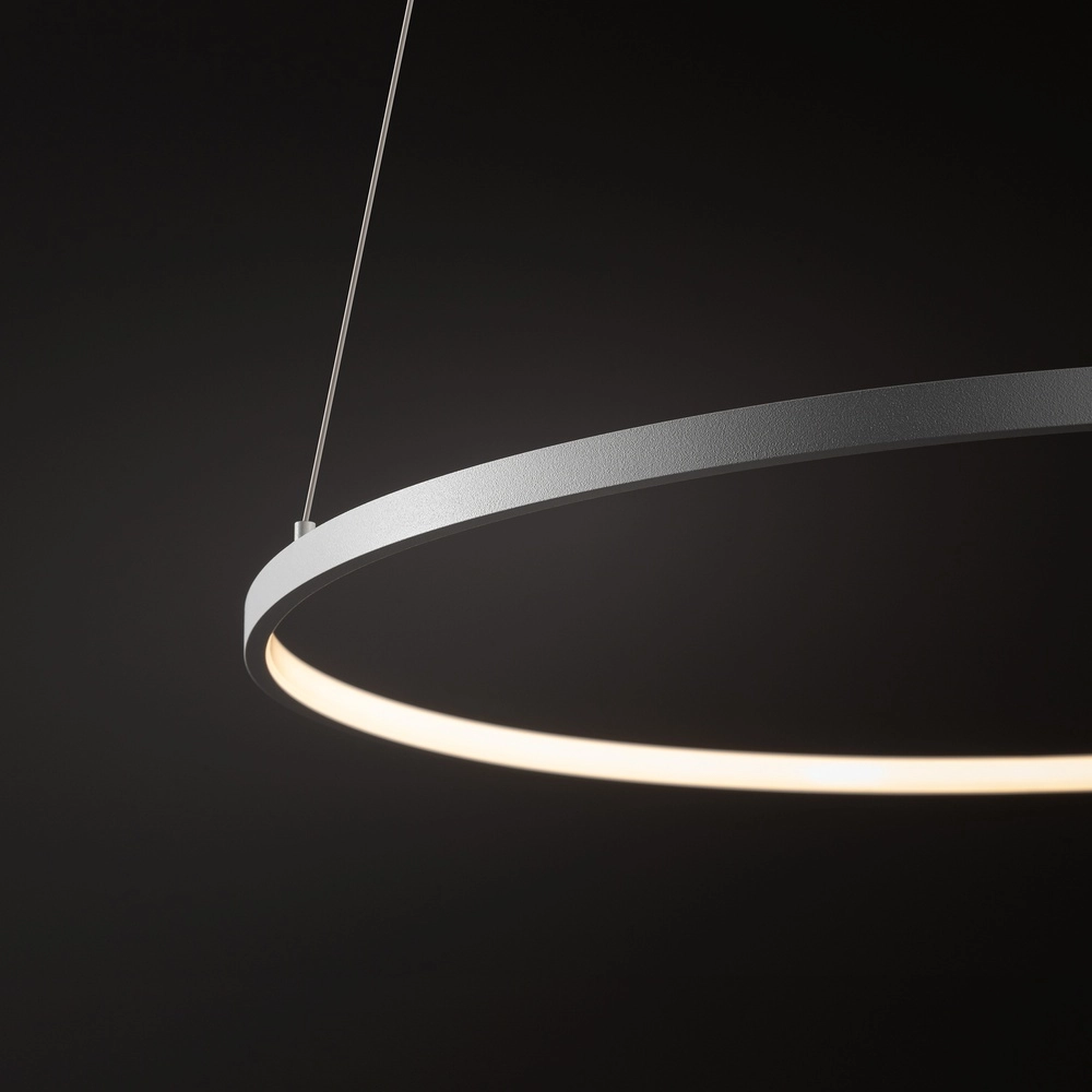 Design hanglamp Circolo Led wit Ø 60cm horizontaal Lyora 5903139116046