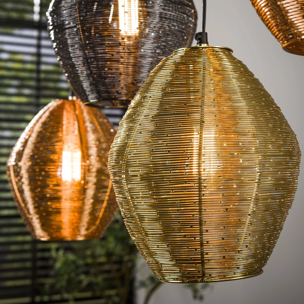 Metalen hanglamp Web 5-lichts Lyora 8716803511415