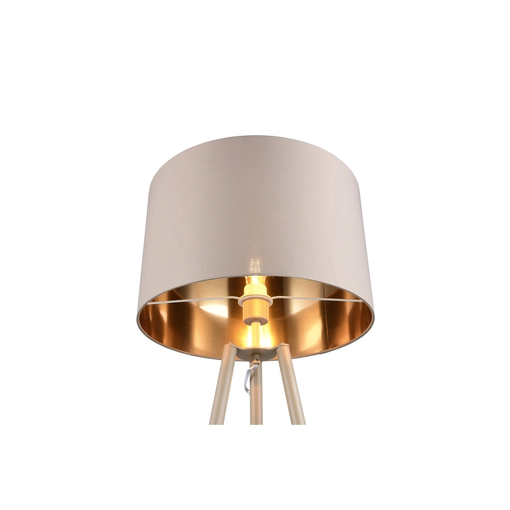 Vloerlamp Colette zand bruin Trio 4017807715422