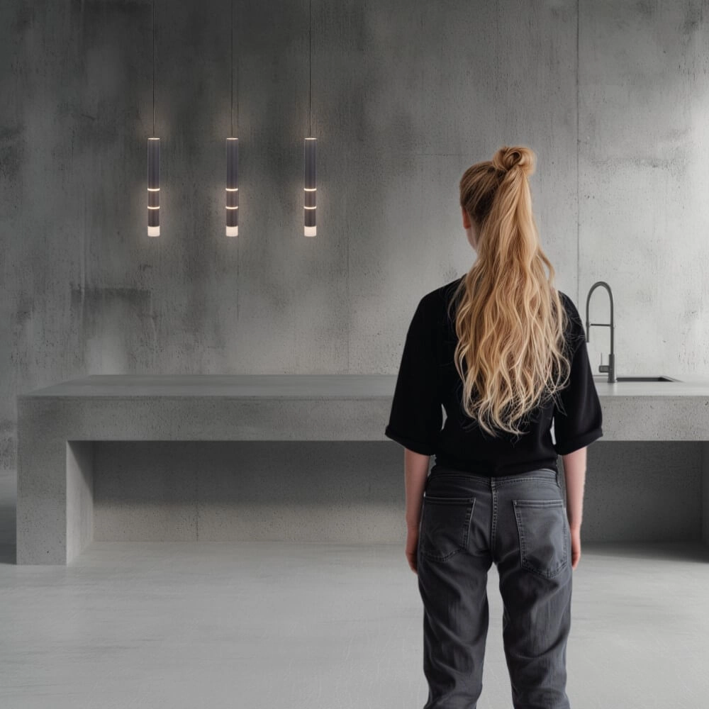 Zwarte hanglamp Pure Vega 3-lichts Paul Neuhaus 4012248357576