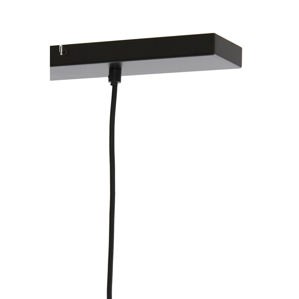 Eettafel hanglamp Solna 3 glazen kappen Light & Living 8717807708597