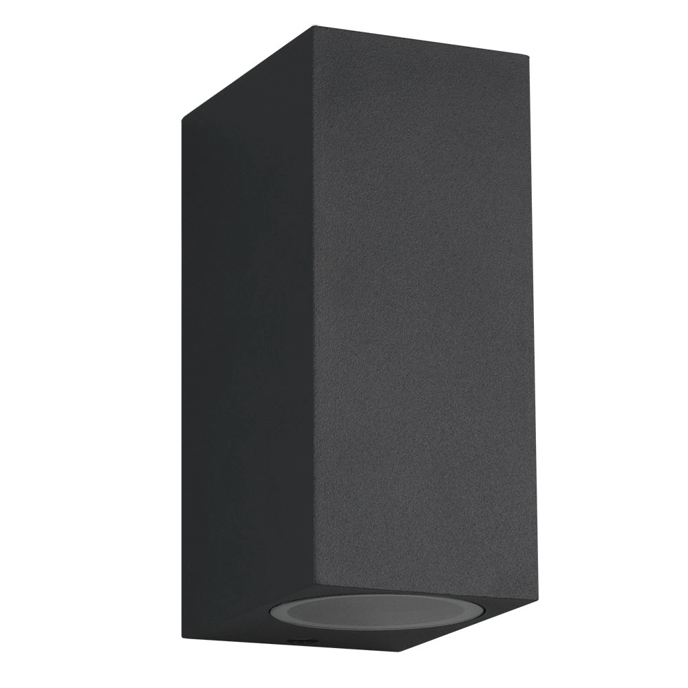 Zwarte wandspot Roya up en down Zwarte wandspot Roya up en down