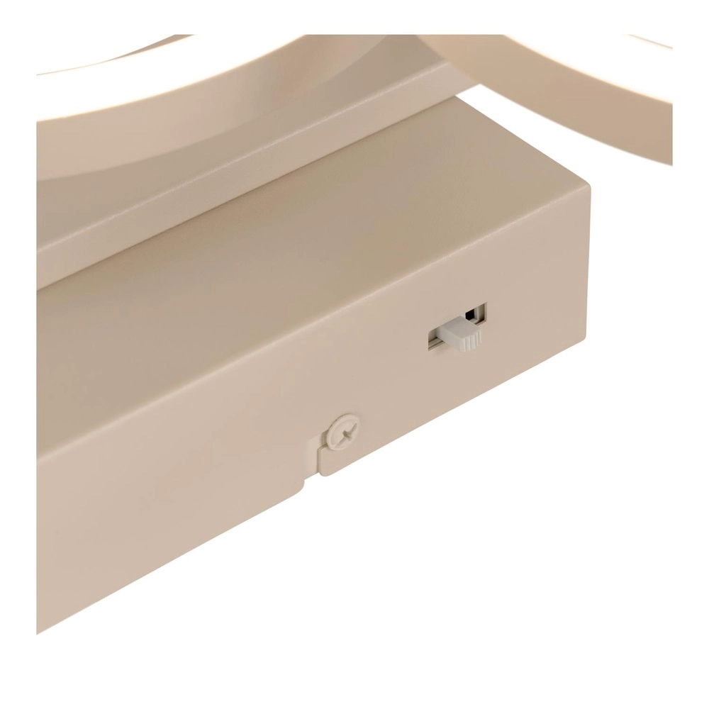 Moderne plafondlamp Nicola zand bruin Lucide 5411212531186