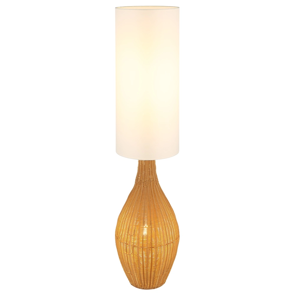 Scandinavische vloerlamp Anko rotan