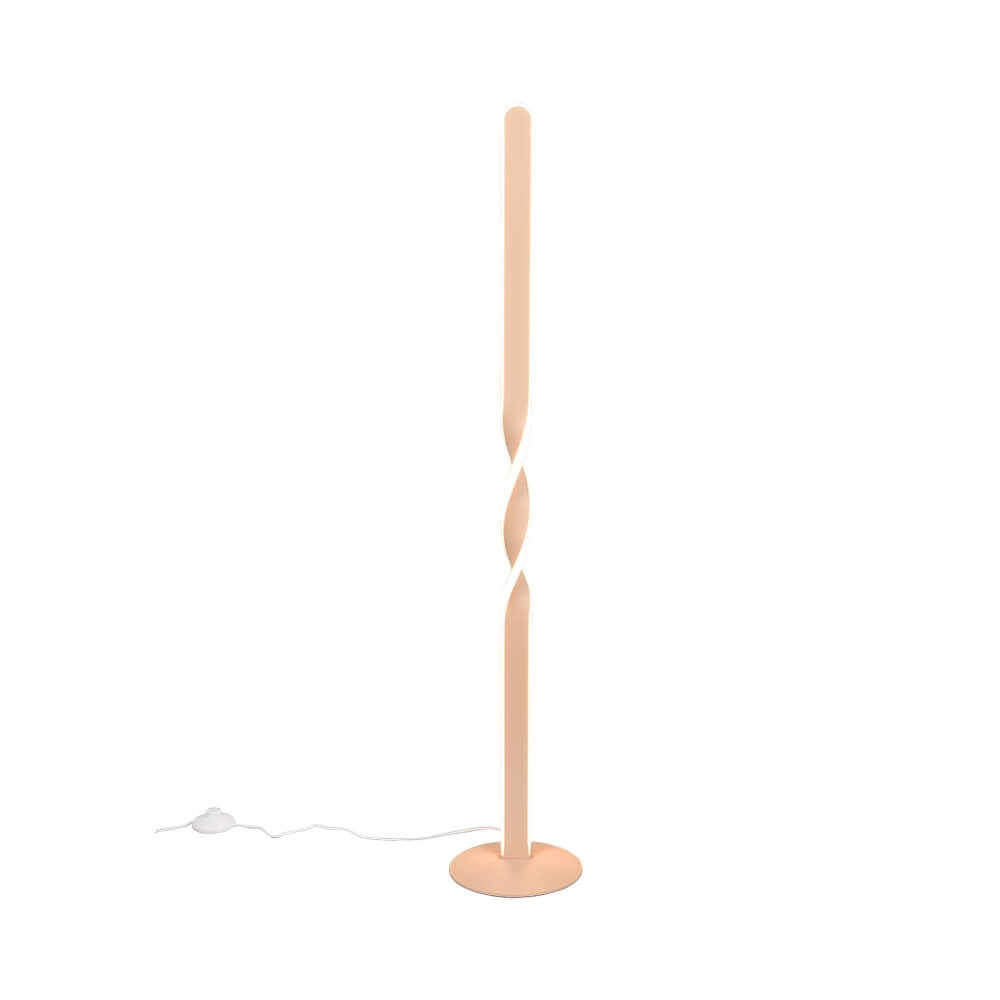 Design vloerlamp Ginko zandkleurig Trio 4017807642636