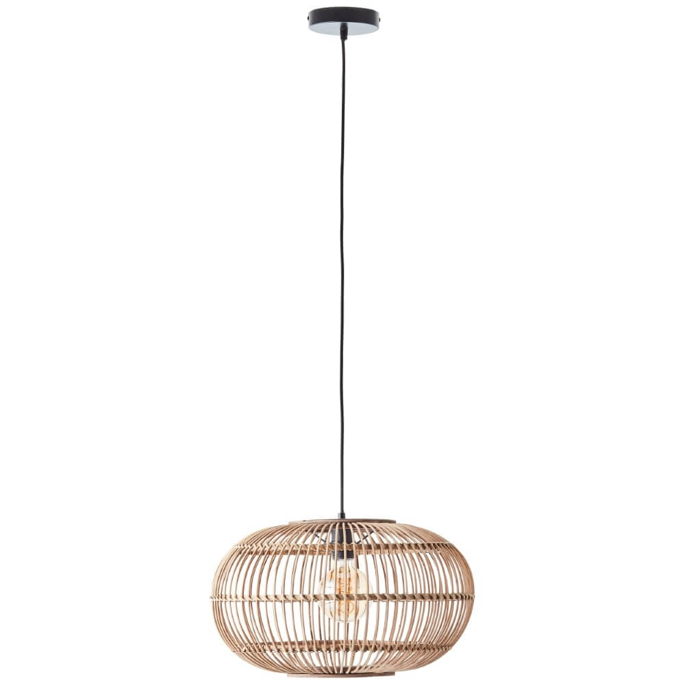 Rotan hanglamp Woodball Ø 44,5cm Brilliant 4004353413780