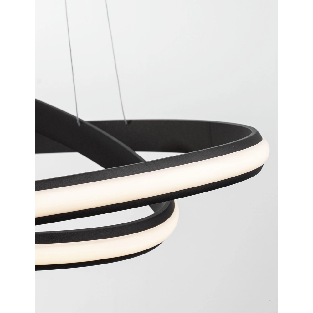 Design hanglamp Aries zwart Ø 59cm Lyora 5212017419835