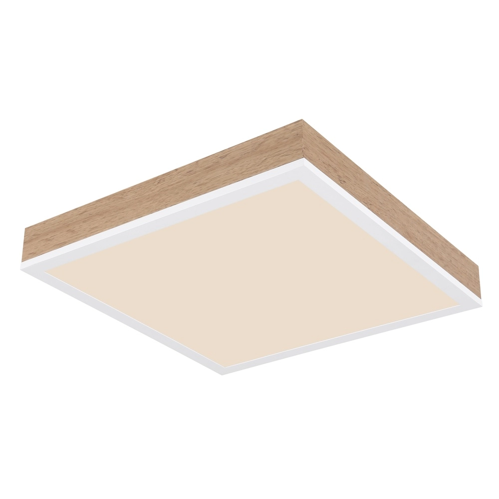Design plafondlamp Doro 30 x 30cm hout