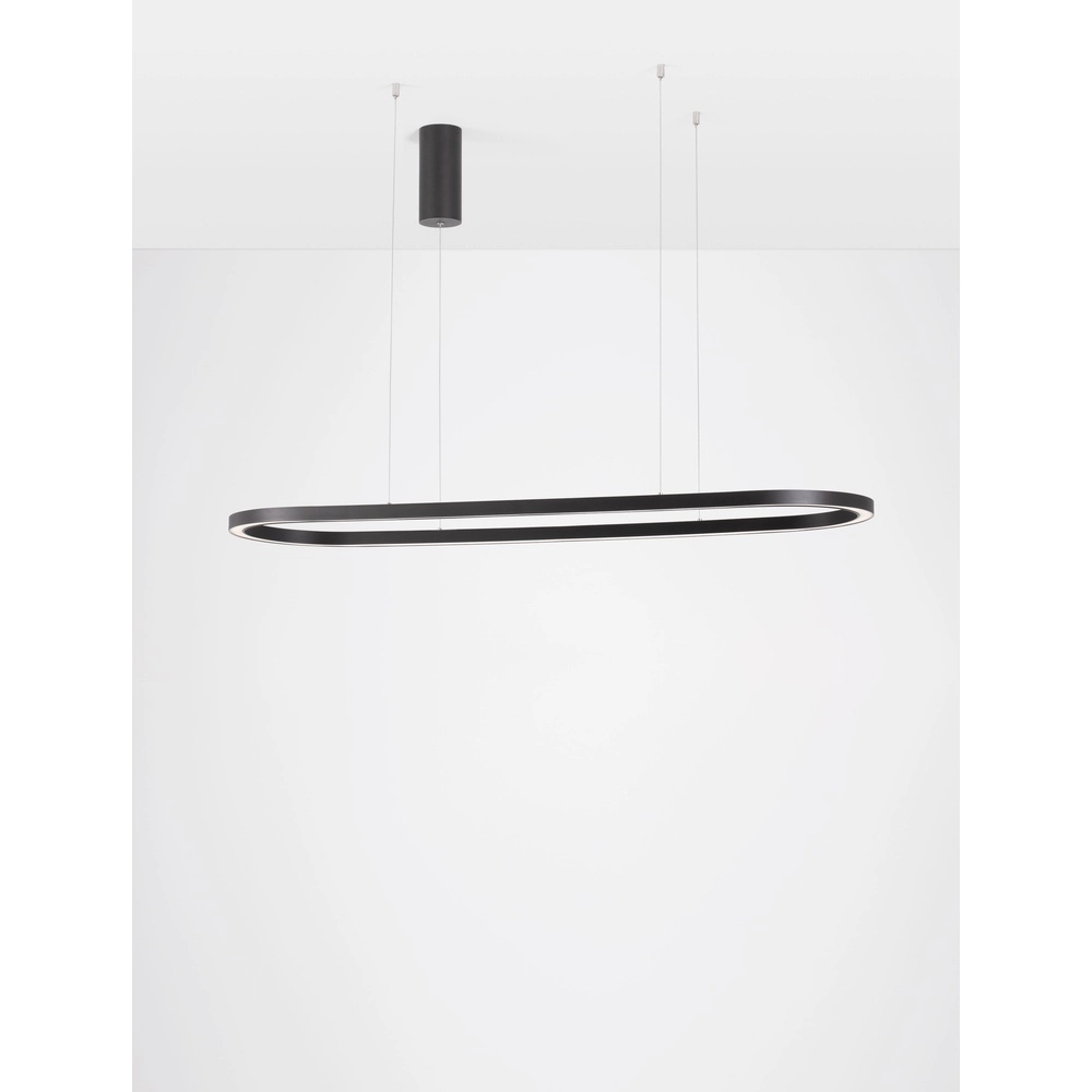 Ovale hanglamp Cuppe zwart Lyora 5212017438492