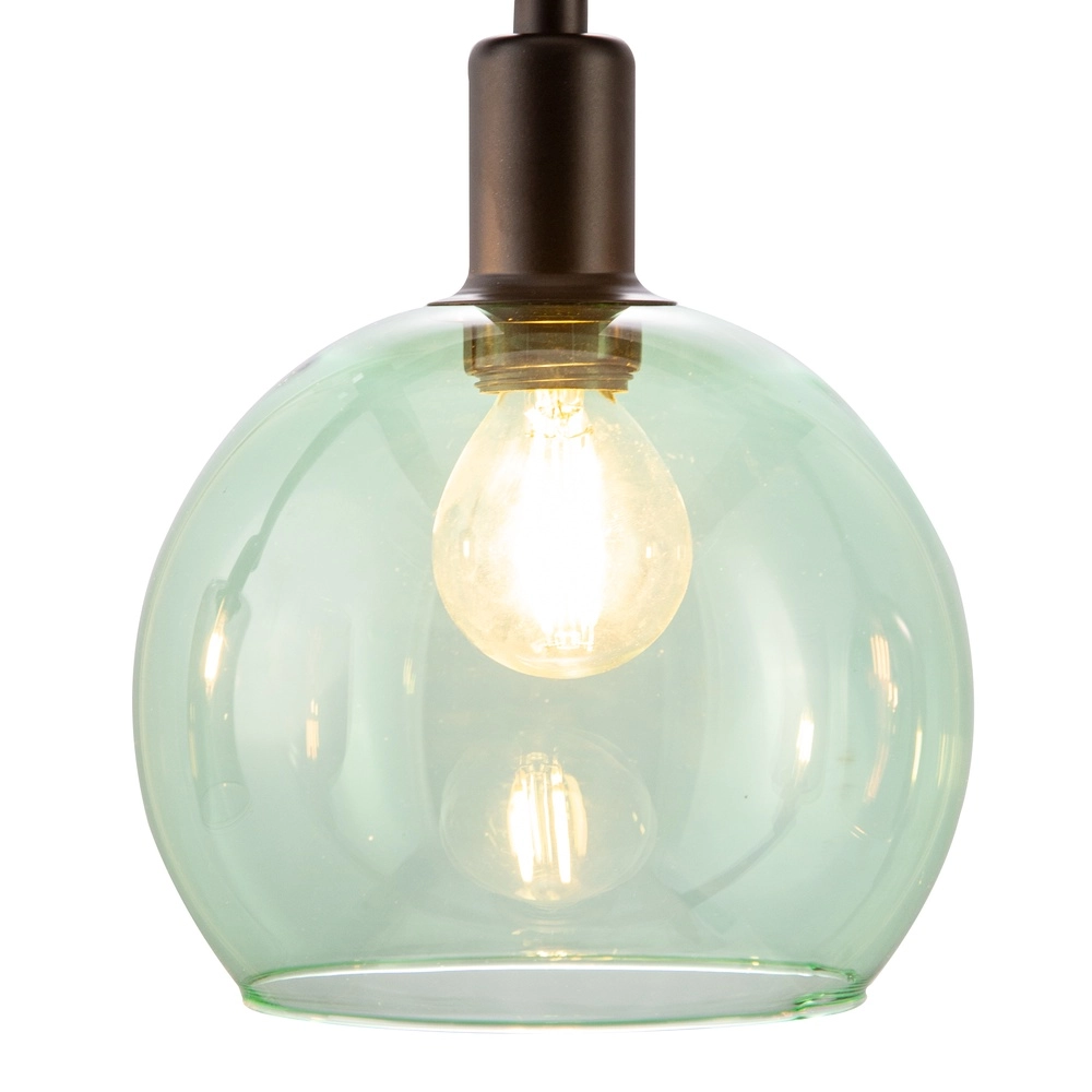 Plafondlamp Telesto gekleurd glas Globo 4048194070528