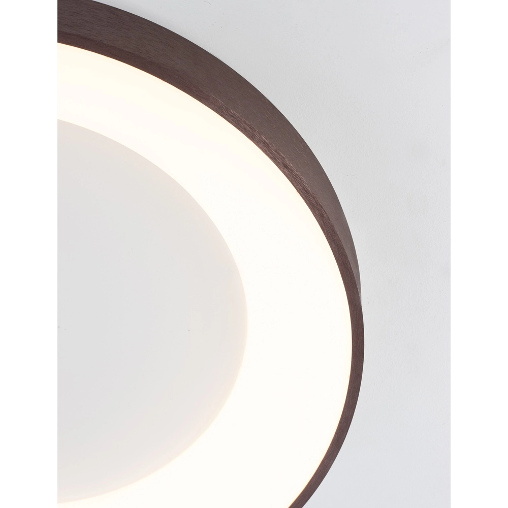 Plafondlamp Rando Thin koffie bruin Ø 60cm Lyora 5212017420121