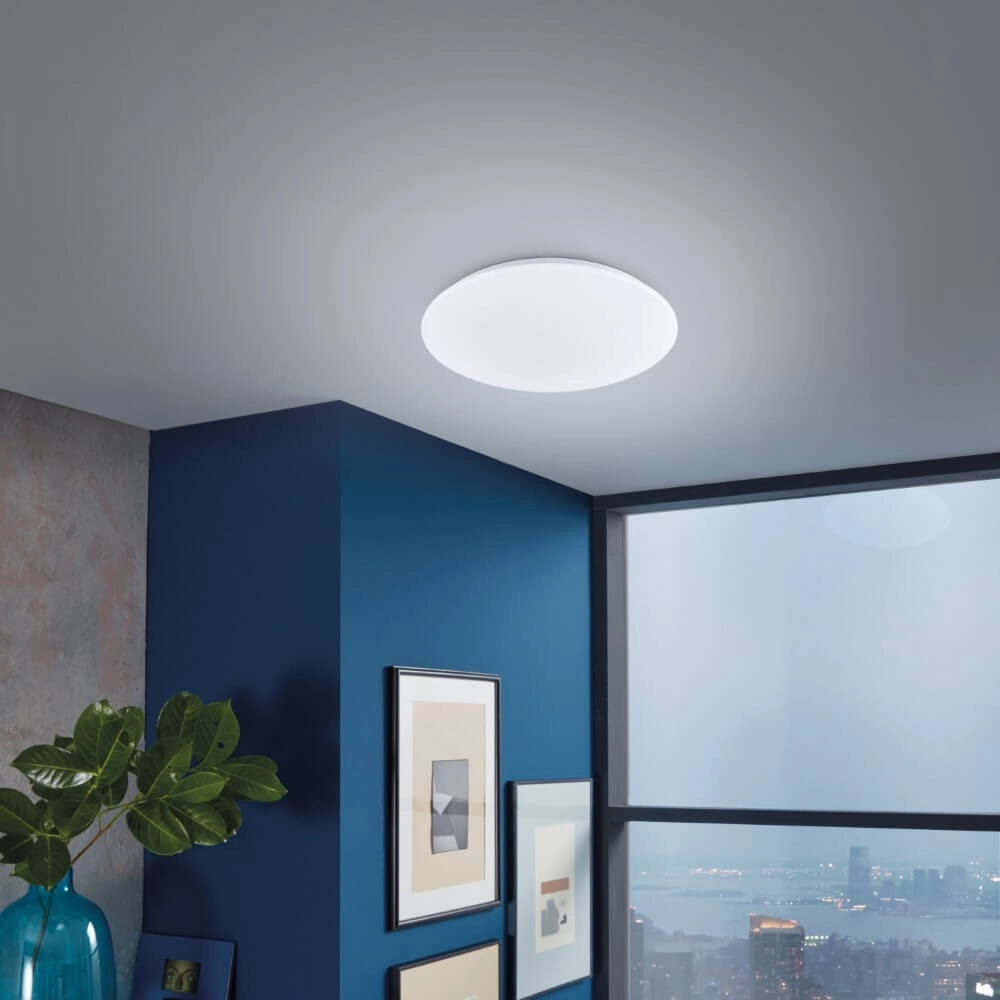 Witte plafondlamp Mona Ø 40cm Fischer & Honsel 4003694209236