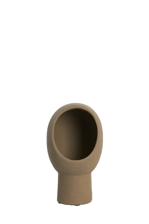 Tafellampje Monk bruin 30cm Light & Living 8717807706272