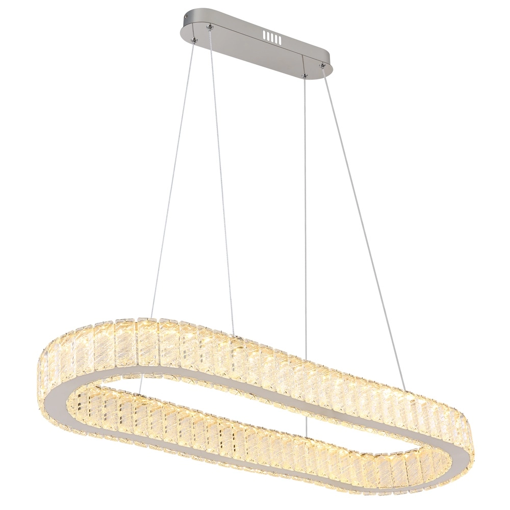 Ovale hanglamp Mucky chroom Globo 9007371445998