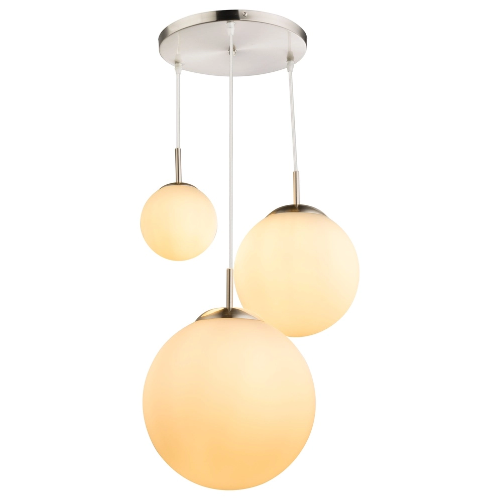 Design hanglamp Joel nikkel met wit