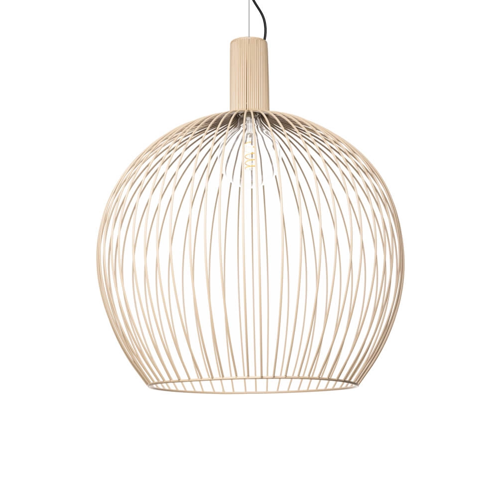 Zandkleurige hanglamp Wire Sand Ø 60cm ETH 8720195307136