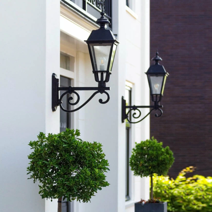 Vierkante muurlamp Mijdrecht XXL zwart Vierkante muurlamp Mijdrecht XXL zwart