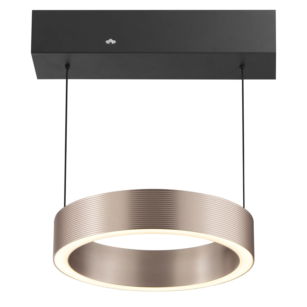 Design hanglamp Axion zwart met bruin Brilliant 4004353477188