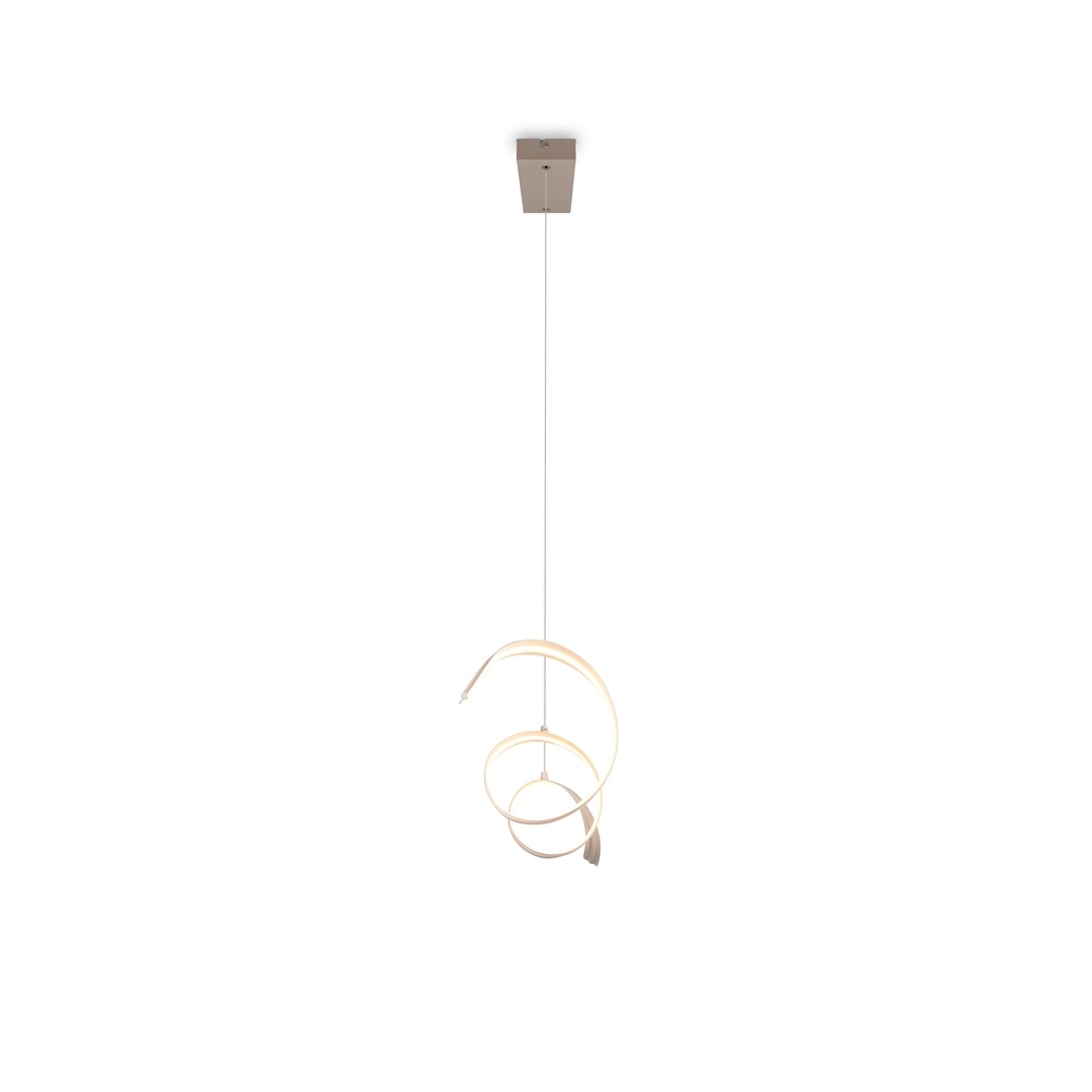 Moderne hanglamp Tivor zand bruin Trio 4017807706314