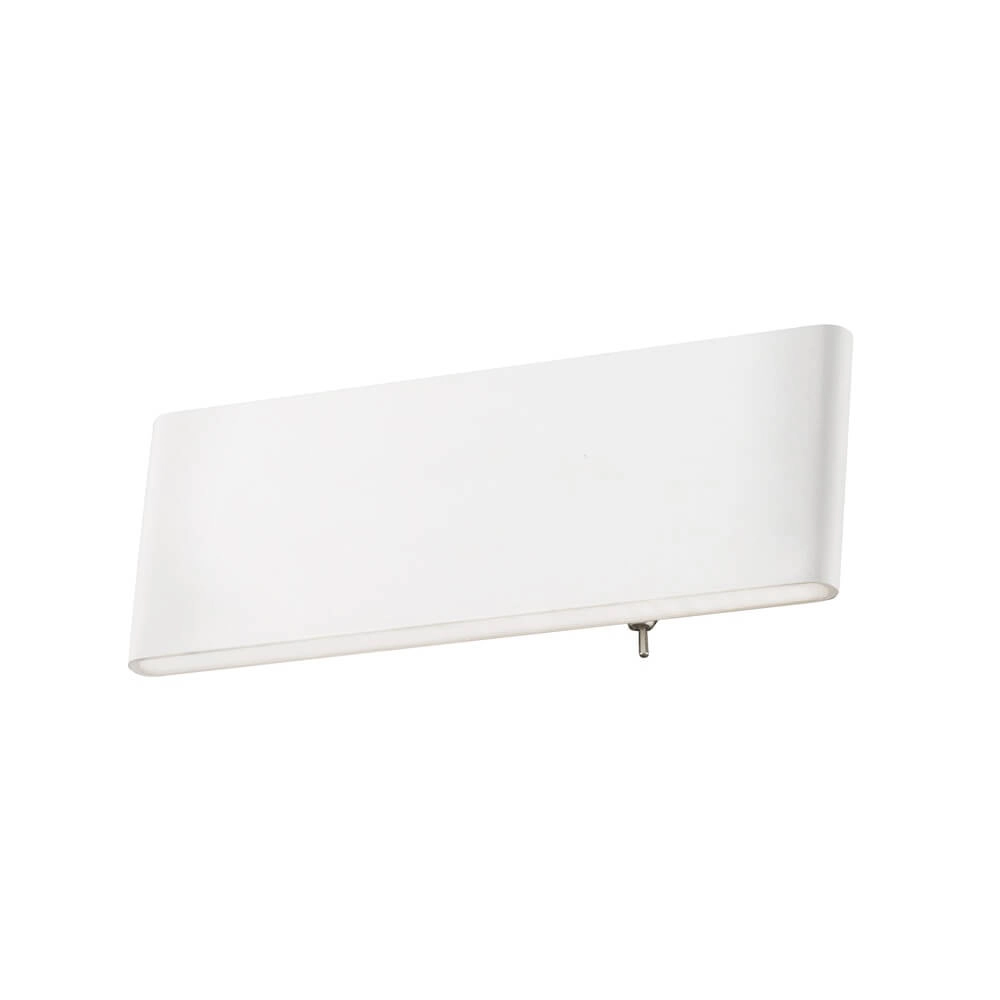 Design wandlamp Siegfried S wit met schakelaar Globo 9007371356454