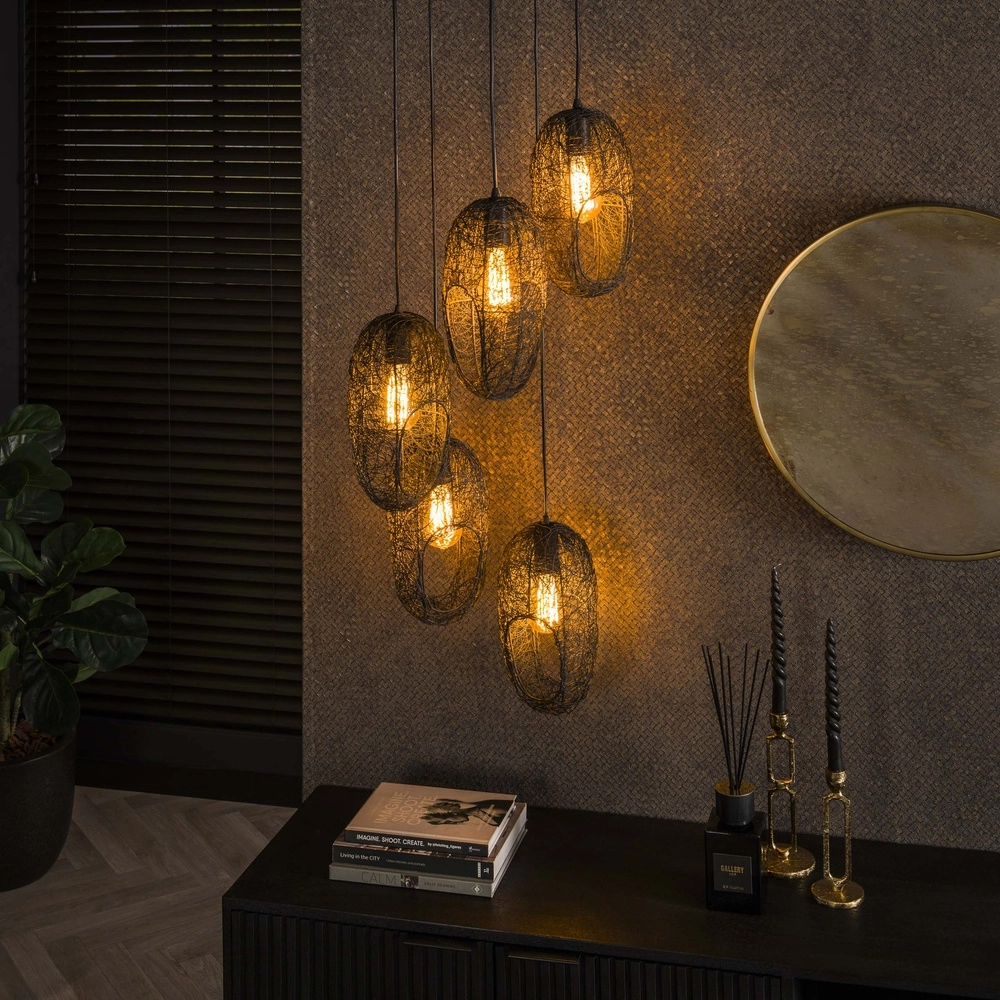 Gaas hanglamp Open 3x E27
