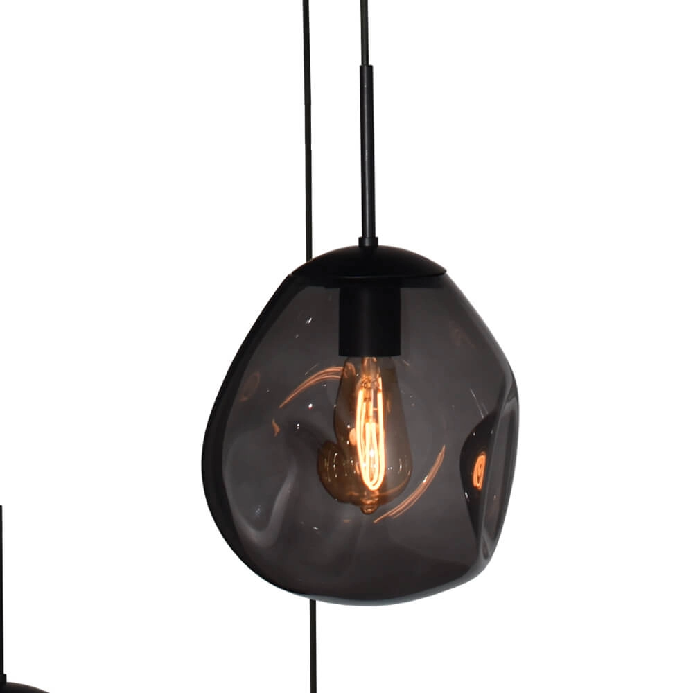 Vide hanglamp Lava 5x smoke glas Masterlight 8718121284323