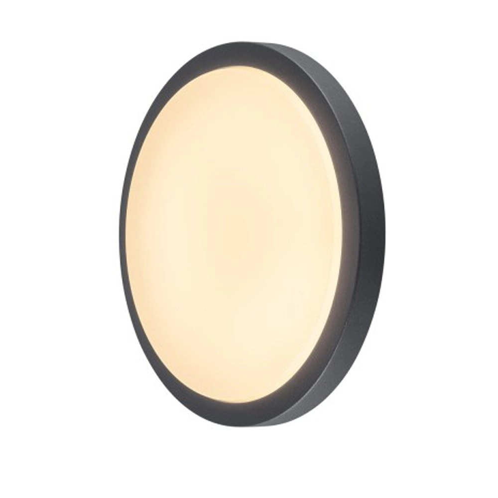 Ronde verandalamp Ainos 30cm antraciet SLV 4024163167192