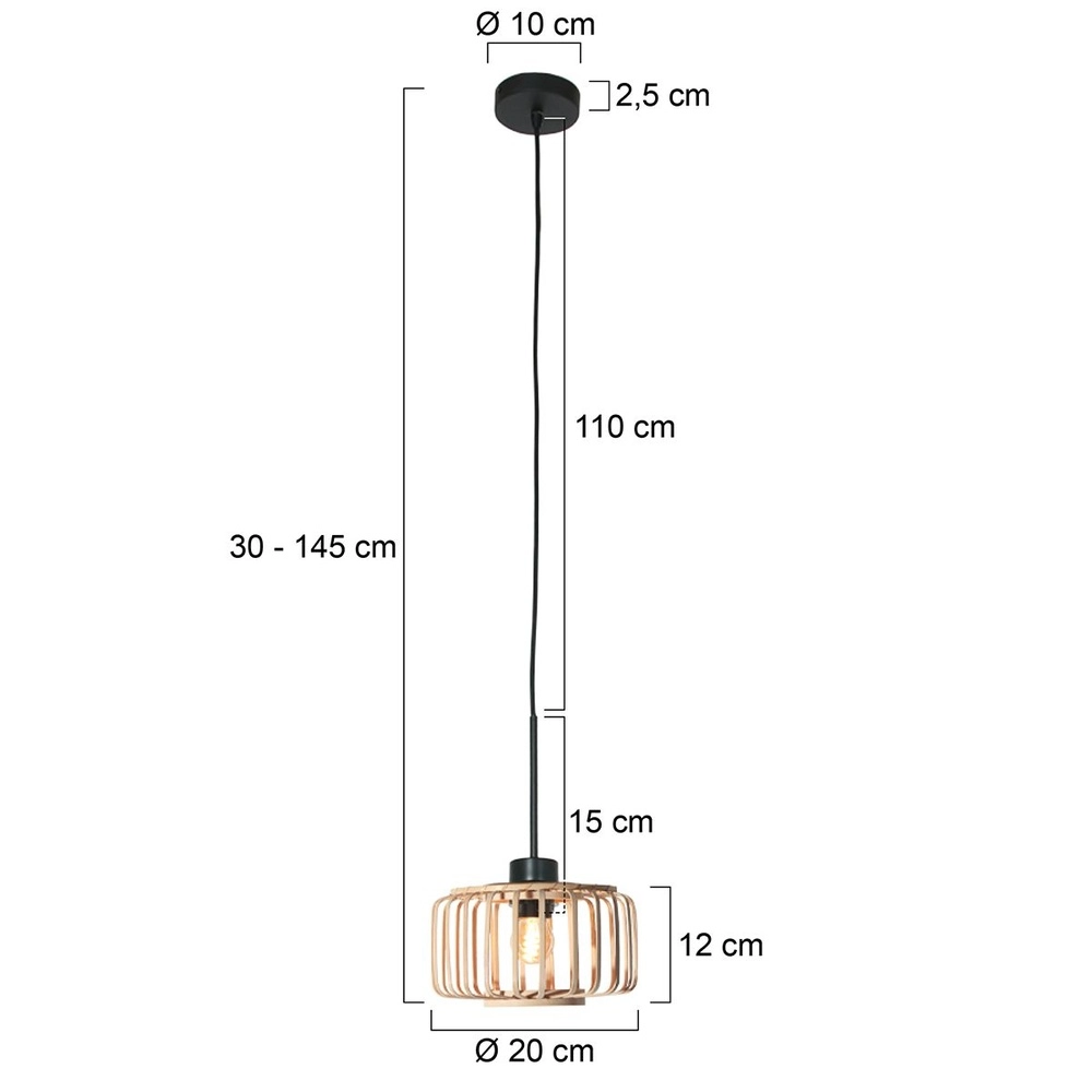 Hanglamp Sparkled Light Ø 20cm Steinhauer 8712746182699