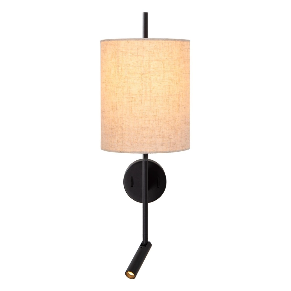 Wandlamp Magic met extra lampje en USB oplaadpunt Lucide 5411212680068