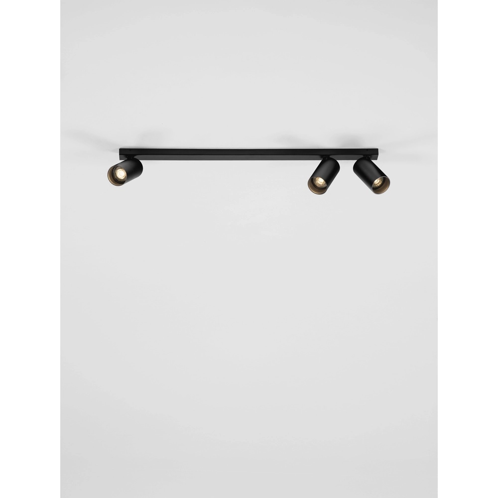 3-lichts plafondlamp Oso zwart Lyora 5212017465061