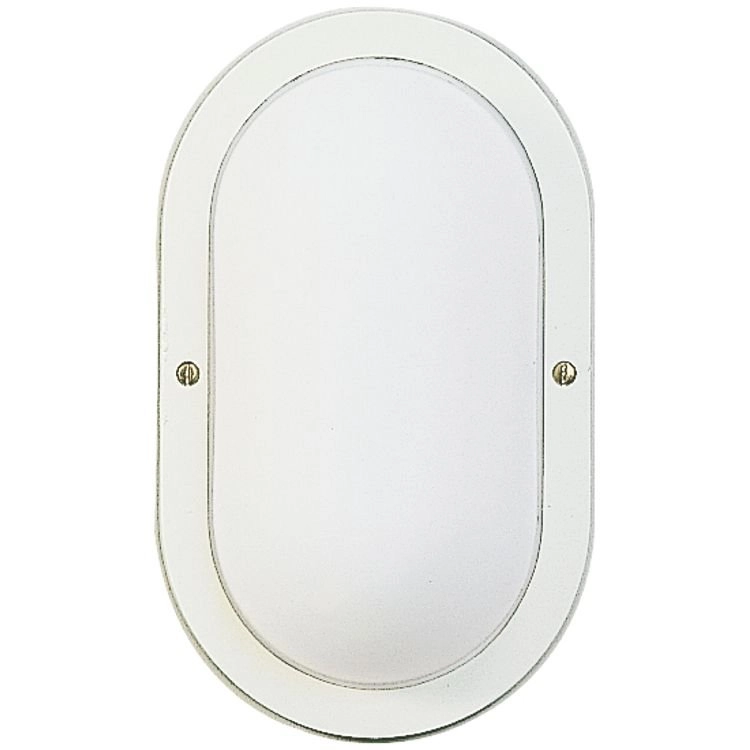 Verlichting boven deur Ovalla wit