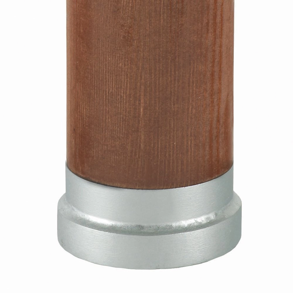 Zinken terraslamp Selhalm met hout 85cm Franssen 7042891440636