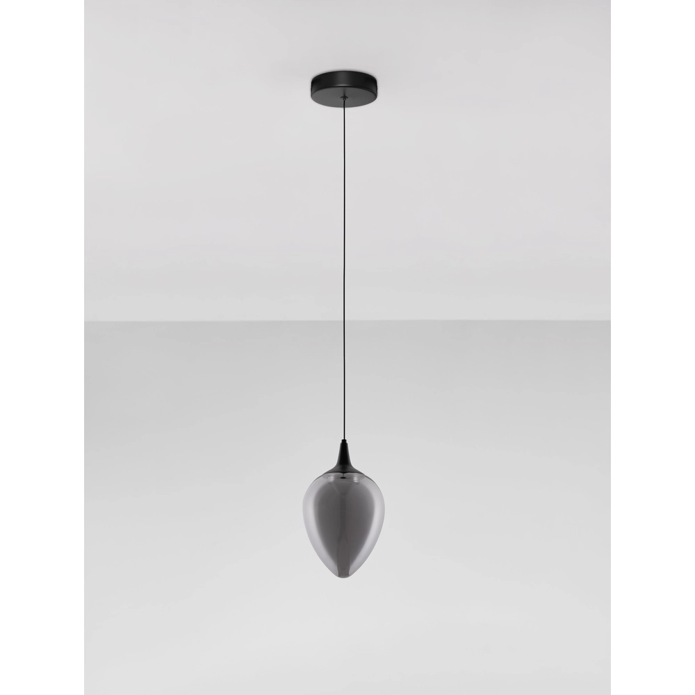 Hanglamp Nali 1-lichts smoke glas Lyora 5212017477743