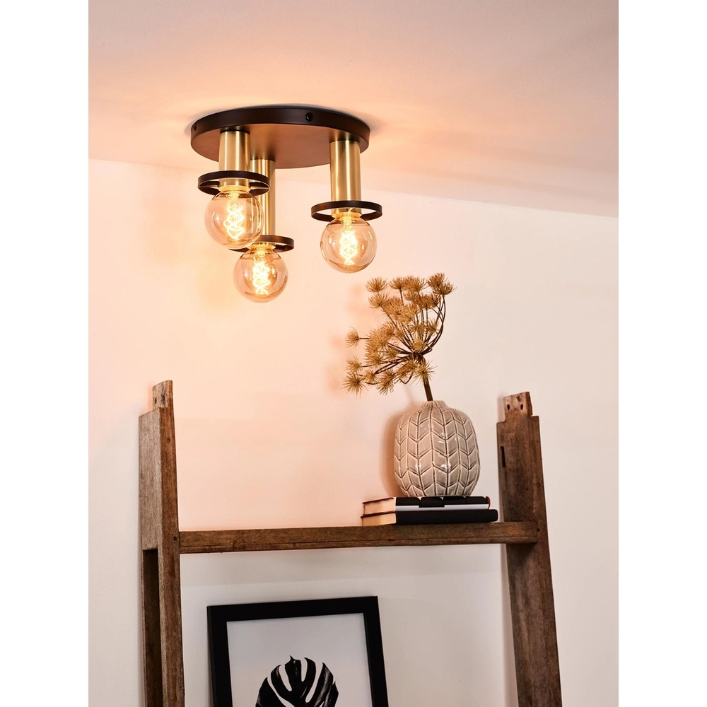 Design plafondlamp Anaka 3-lichts Ø 30cm Lucide 5411212451064