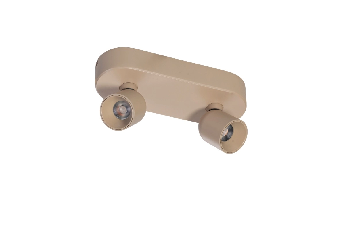 2-lichts opbouwspot Dennis led - zand