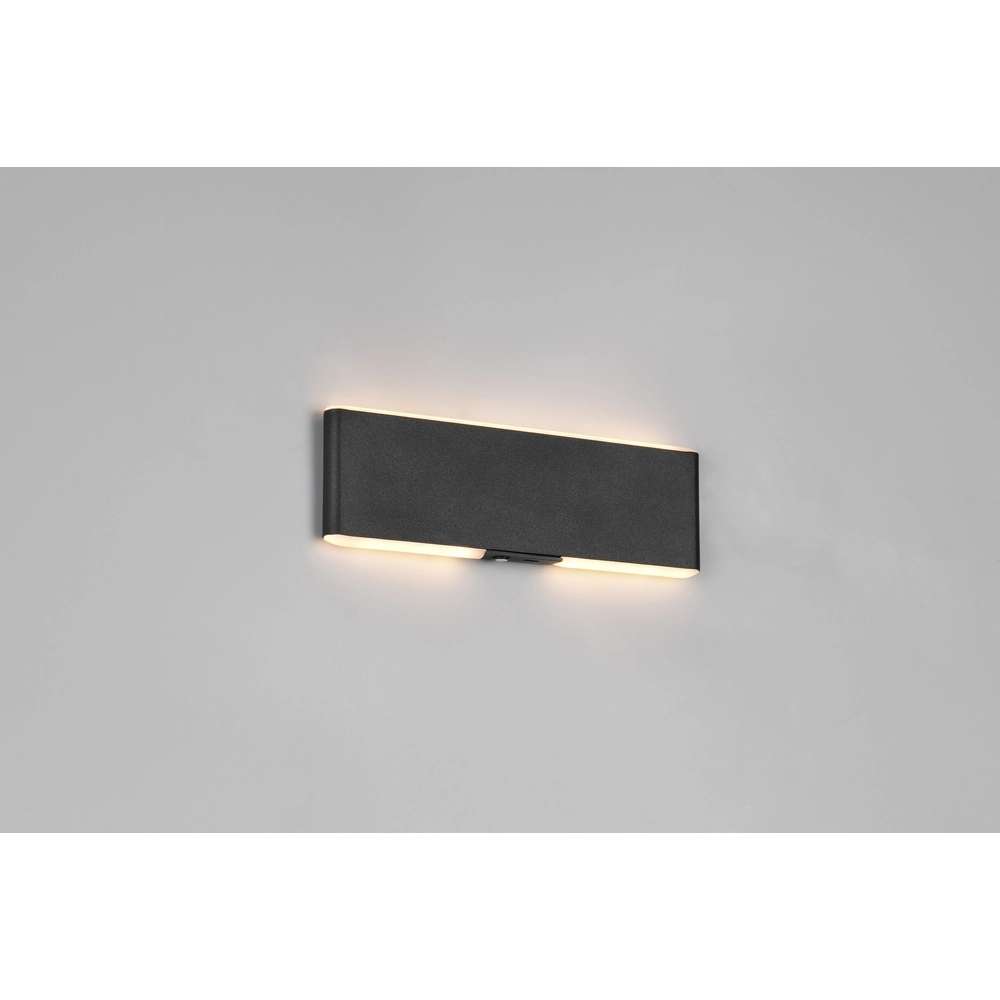 Moderne wandlamp Conchita zwart 22cm Trio 4017807655629