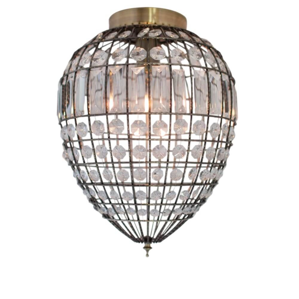 Plafondlamp Amadeus antiek goud
