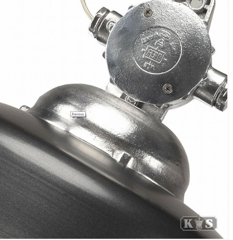 Hanglamp industrie Detroit antraciet KS Verlichting 8714732659000