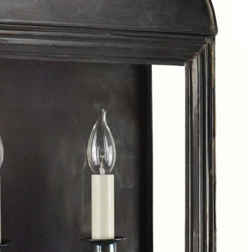 Landelijke muurlamp Hemingway M antiek koper (ANT) Limehouse