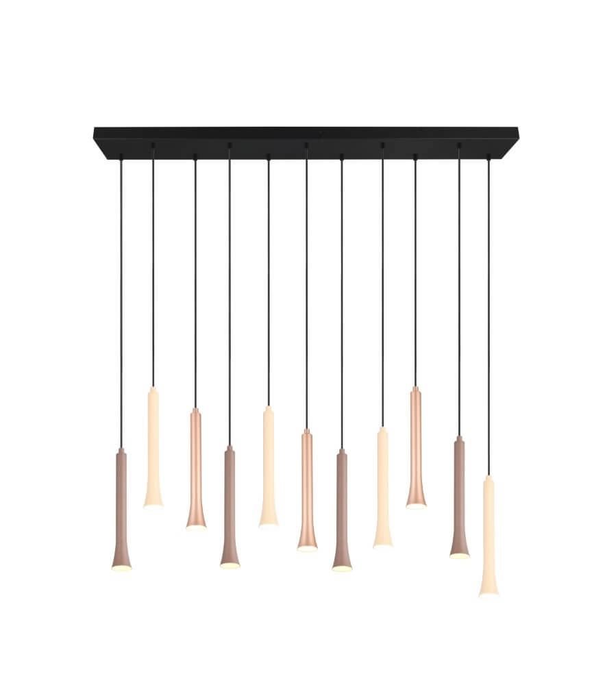 Multi pendel hanglamp Fiato 115x34cm Trio 4017807616705