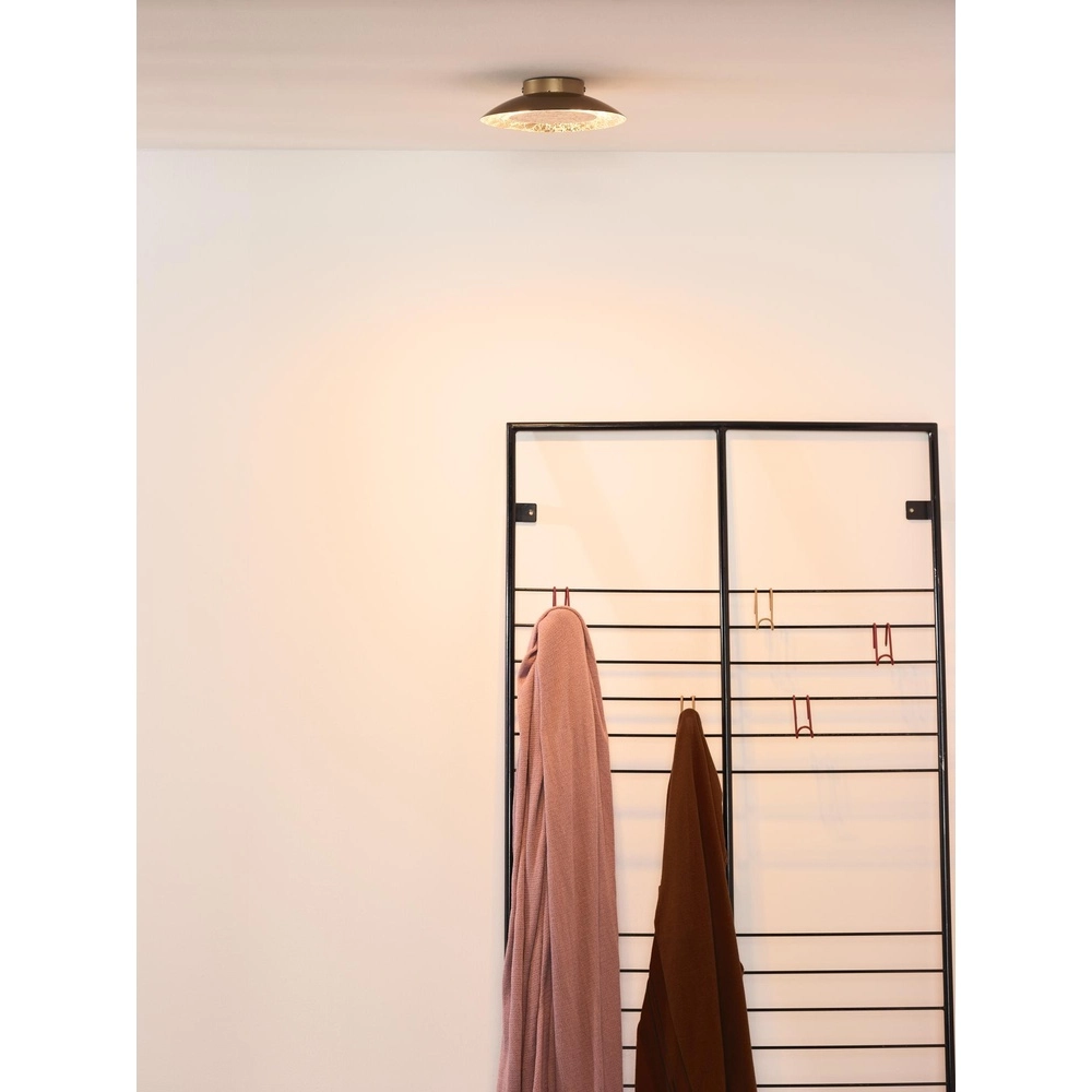 Plafondlamp Foskal Ø 21,5cm goud Lucide 5411212791221
