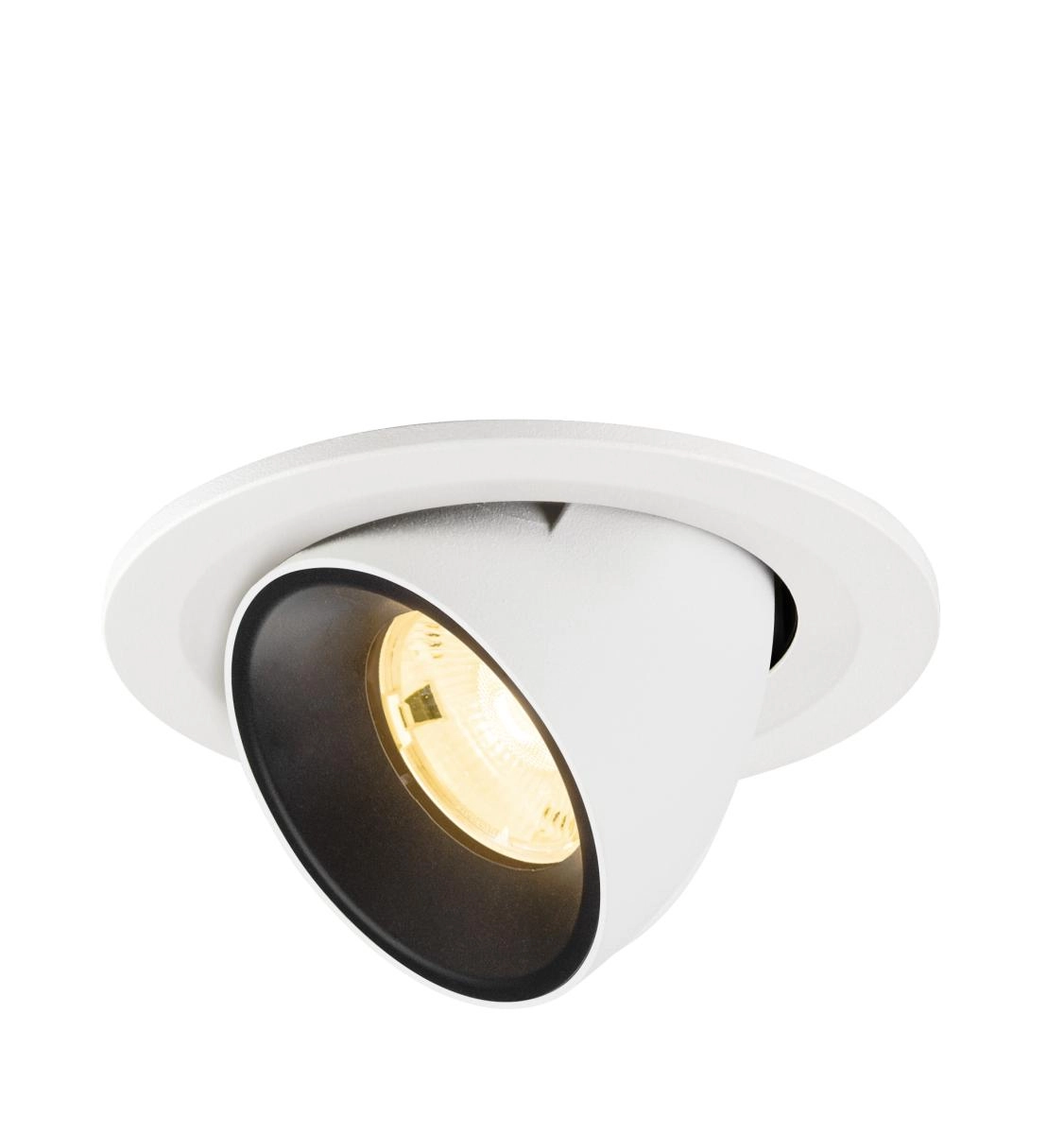 Inbouwspot Numinos Gimble S wit/zwart 3000K - 20gr