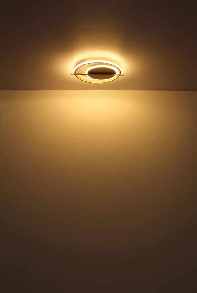 Gouden plafondlamp Reball rond Globo 9007371438792