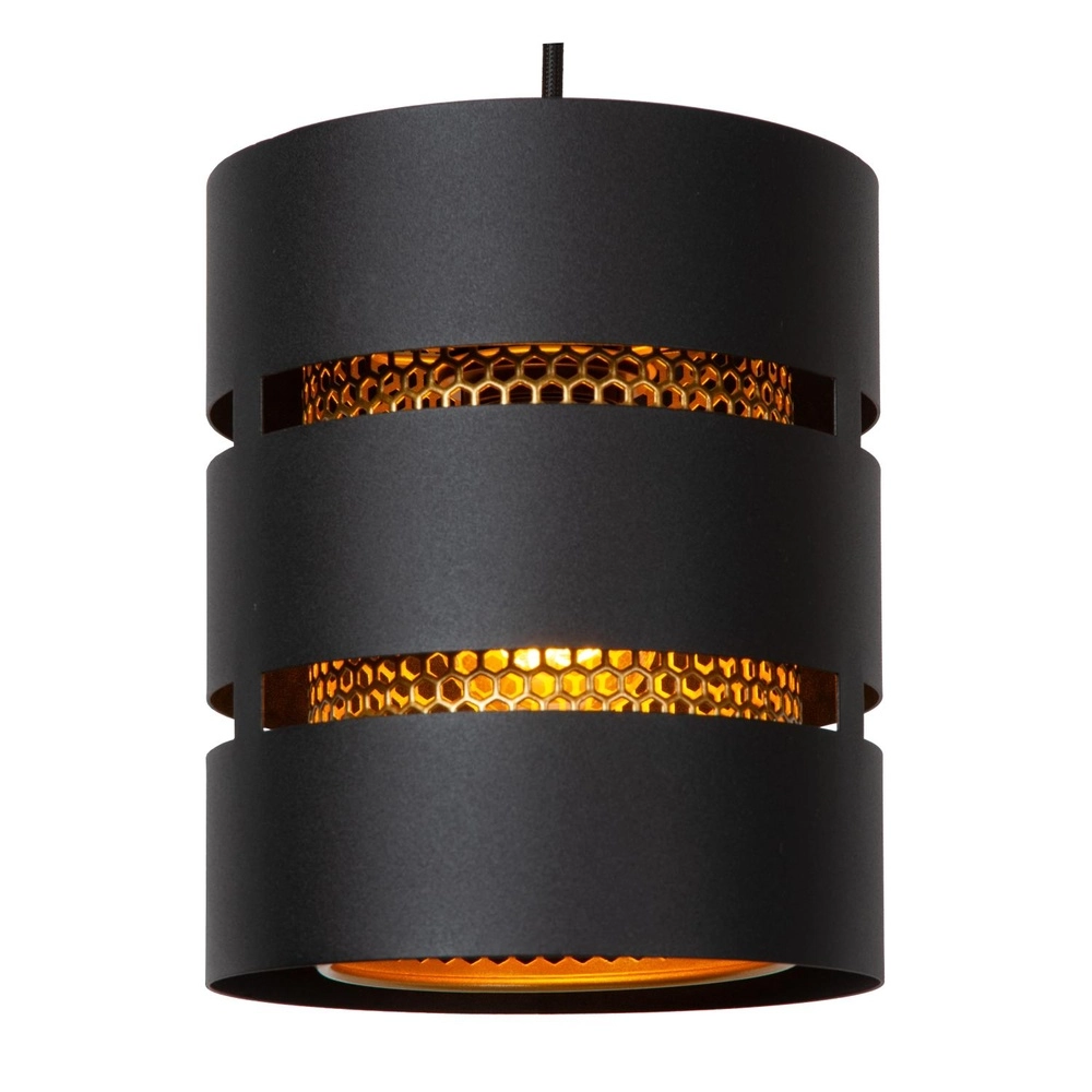 Hanglamp Rosas Ø 43cm zwart met goud Lucide 5411212211835