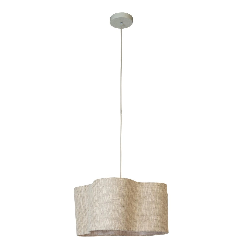 Organische hanglamp Chantal beige