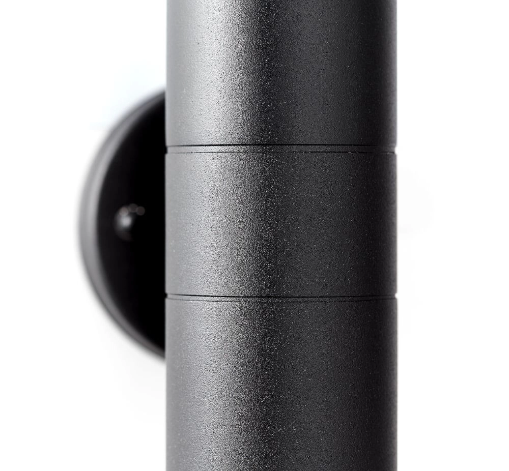 Zwarte muurspot Jandy up & down Brilliant 4004353346958