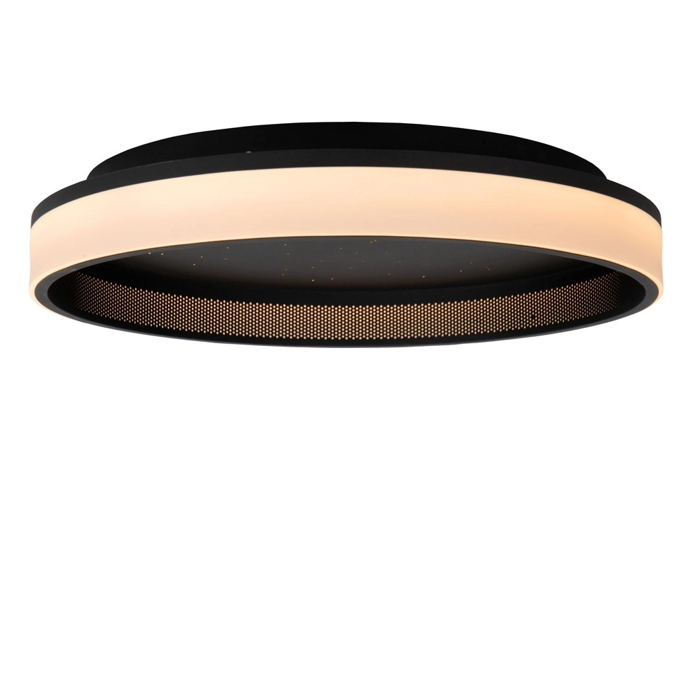 Design plafonniere Estreja Ø 40cm zwart Lucide 5411212712806